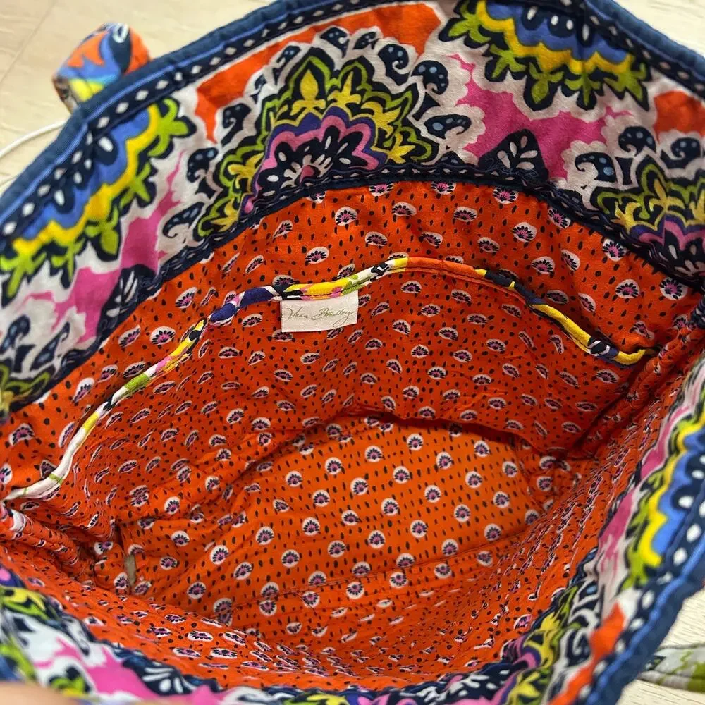 Vera Bradley quilted cotton tote retired “Rio